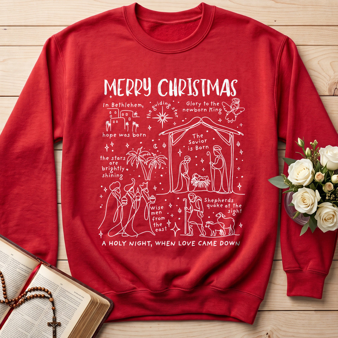 Merry Christmas A Holy Night When Love Came Down 01