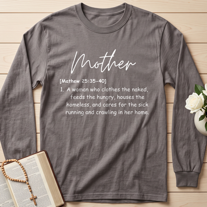 Mother Mathew 25.35-40 01