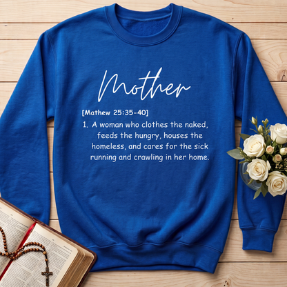 Mother Mathew 25.35-40 01