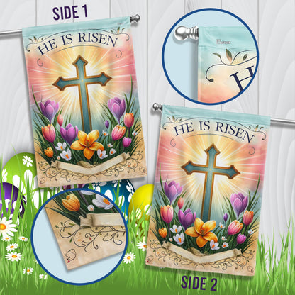 FLAGWIX  Christian Cross Easter Day Flag