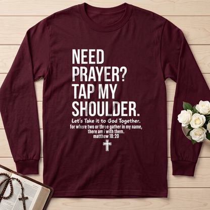 Need Prayer Tap My Shoulder 02
