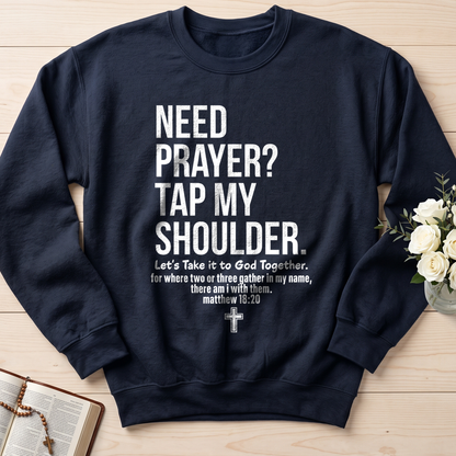 Need Prayer Tap My Shoulder 02