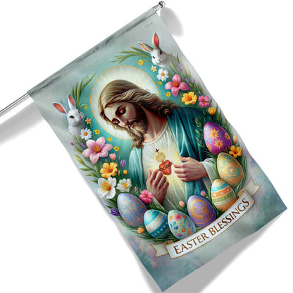 FLAGWIX  Easter Day Jesus Christ Easter Blessings Flag