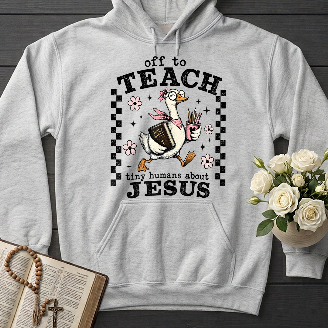 Off To Teach Tiny Humans About Jesus 01
