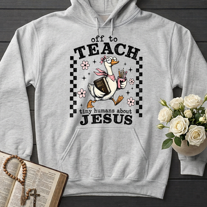 Off To Teach Tiny Humans About Jesus 01