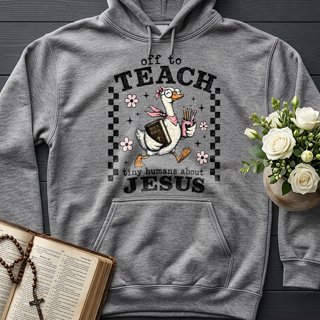 Off To Teach Tiny Humans About Jesus 01