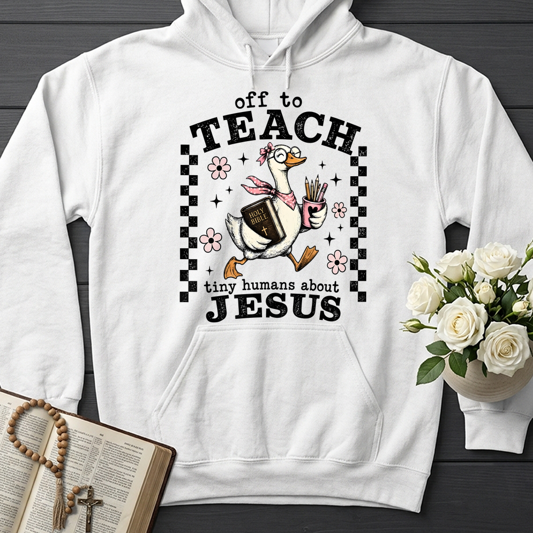 Off To Teach Tiny Humans About Jesus 01