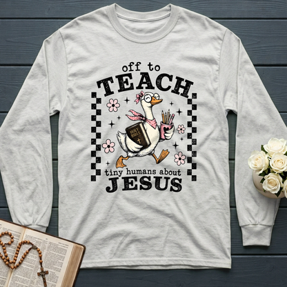 Off To Teach Tiny Humans About Jesus 01