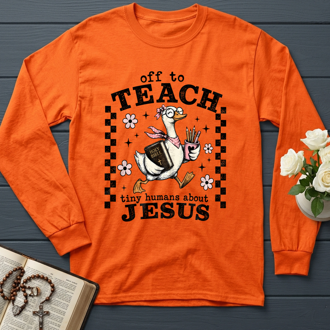 Off To Teach Tiny Humans About Jesus 01