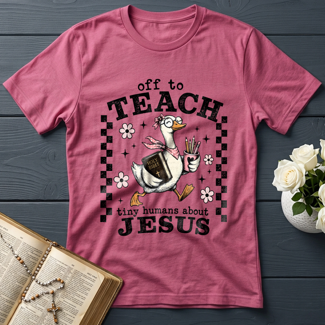 Off To Teach Tiny Humans About Jesus 01