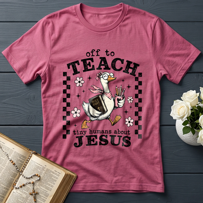 Off To Teach Tiny Humans About Jesus 01
