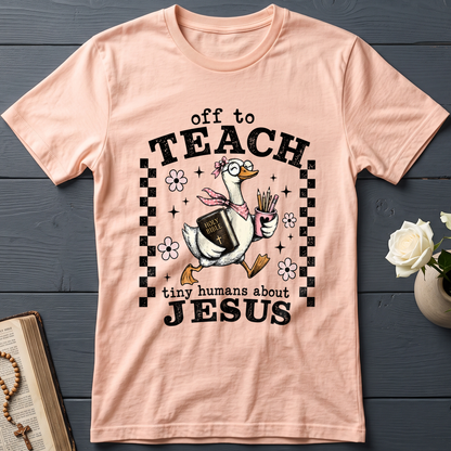 Off To Teach Tiny Humans About Jesus 01