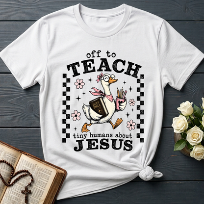 Off To Teach Tiny Humans About Jesus 01