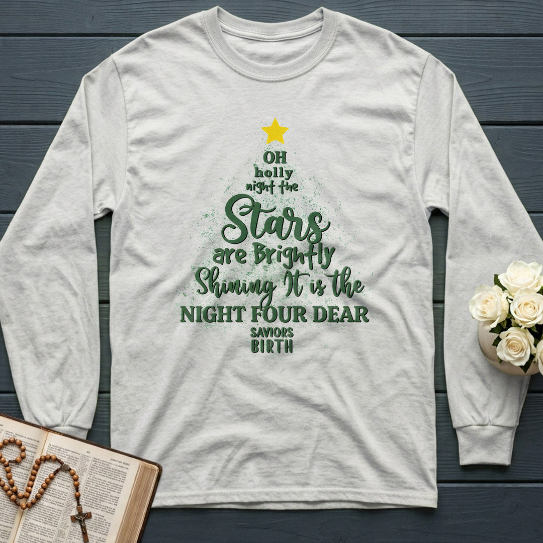 Oh Holly Night The Stars Are Brightly Shining It Is The Night Four Dear Saviors Birth 01