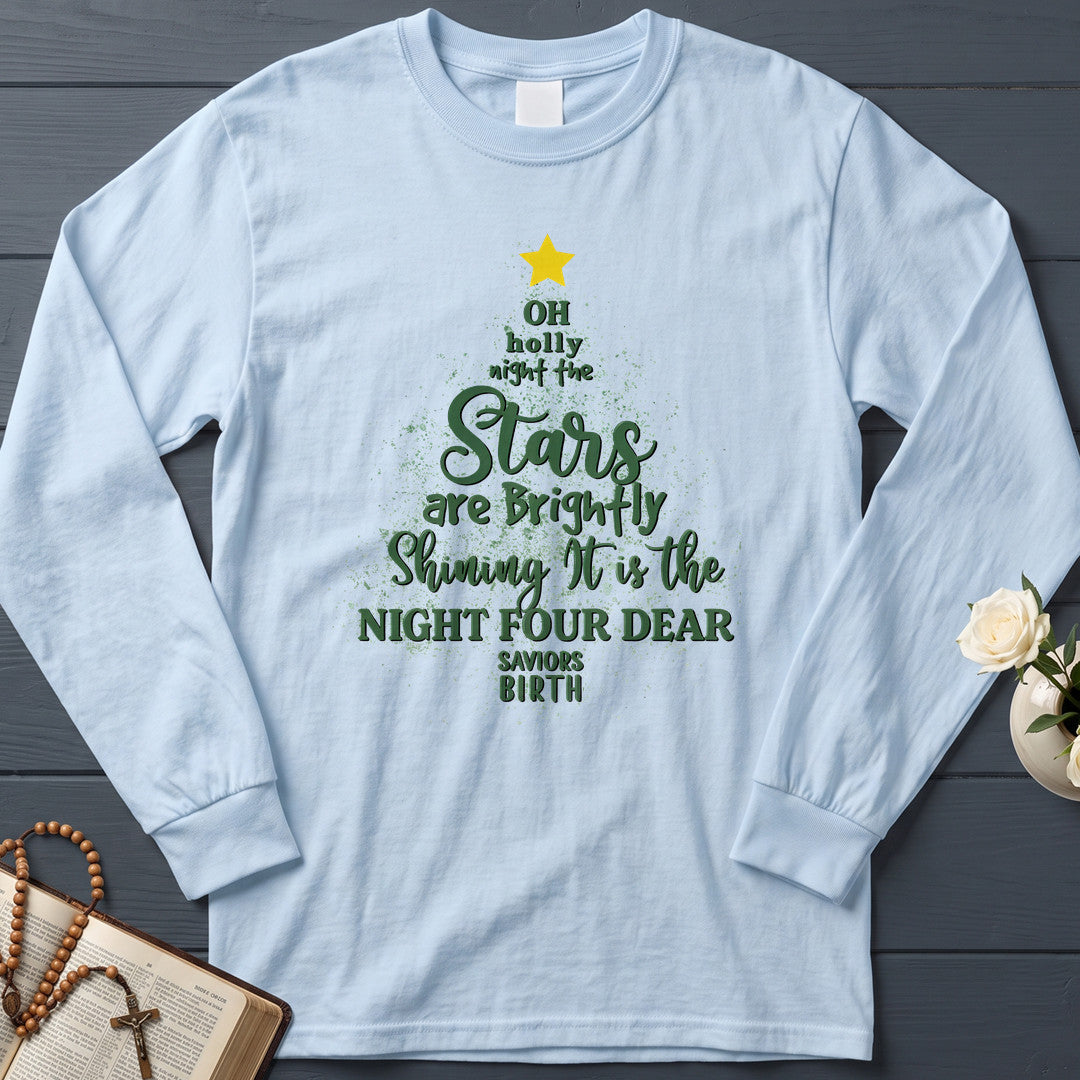 Oh Holly Night The Stars Are Brightly Shining It Is The Night Four Dear Saviors Birth 01