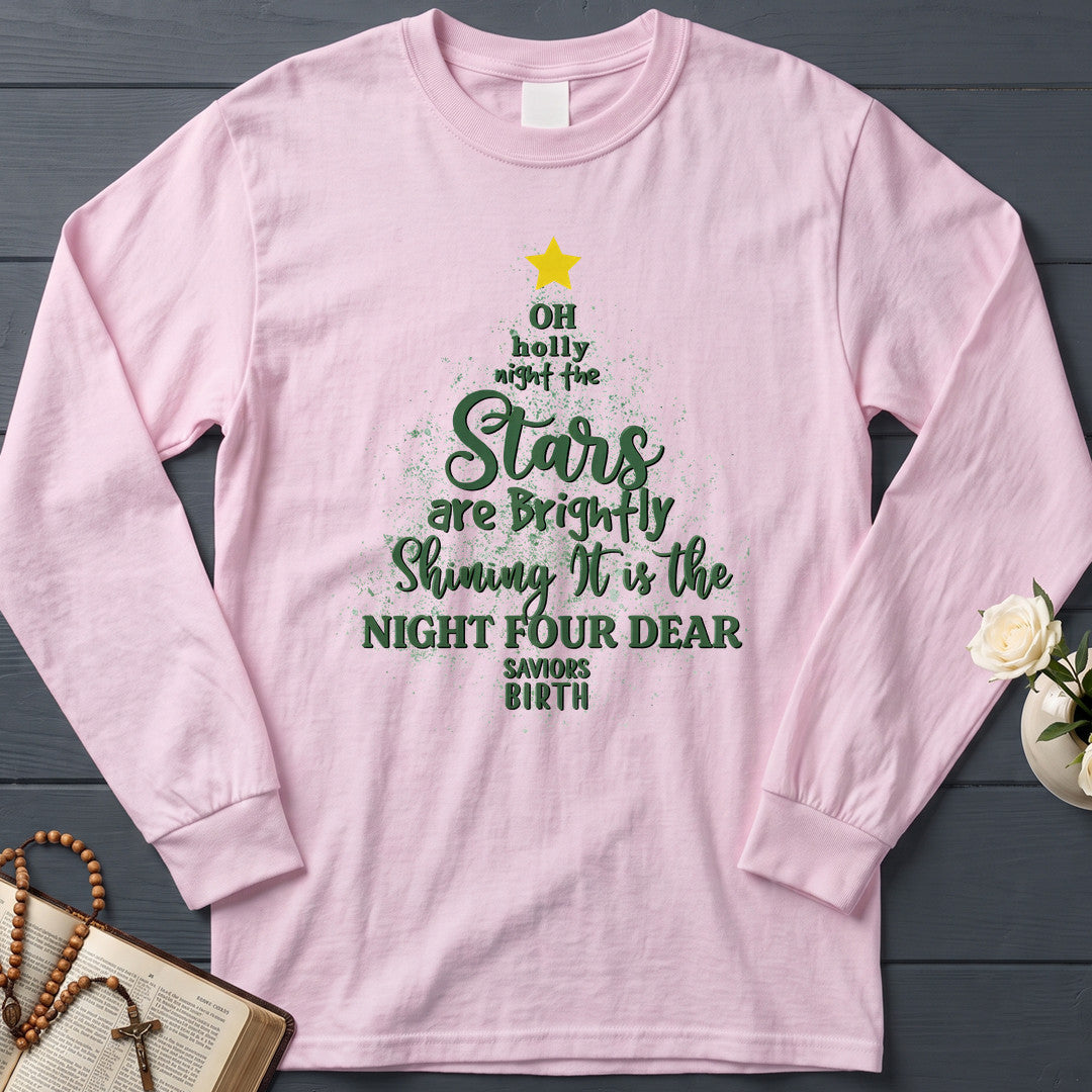 Oh Holly Night The Stars Are Brightly Shining It Is The Night Four Dear Saviors Birth 01