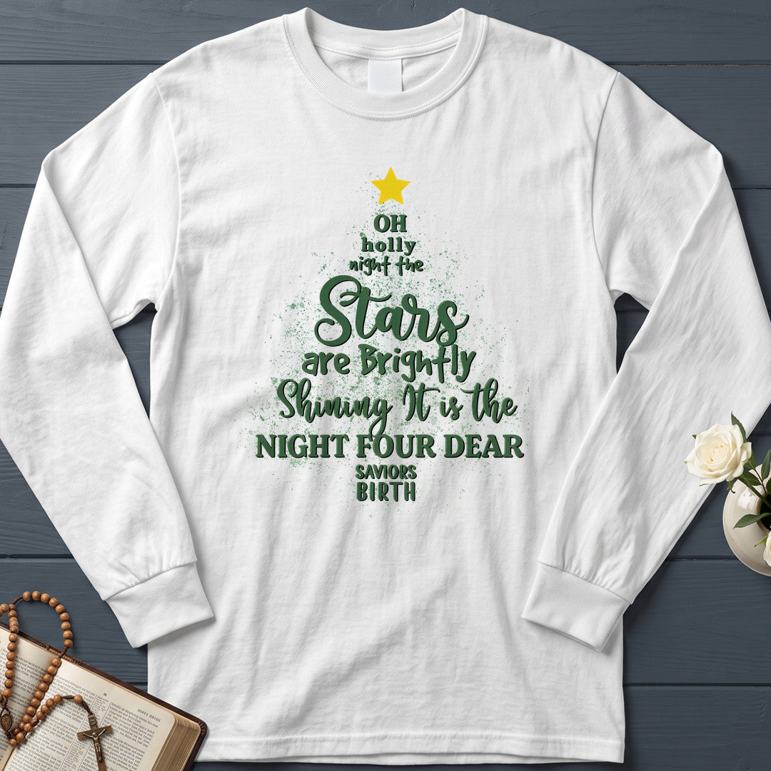 Oh Holly Night The Stars Are Brightly Shining It Is The Night Four Dear Saviors Birth 01