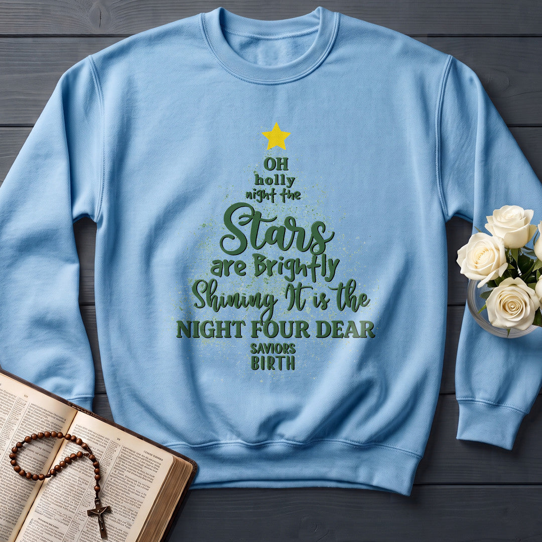 Oh Holly Night The Stars Are Brightly Shining It Is The Night Four Dear Saviors Birth 01