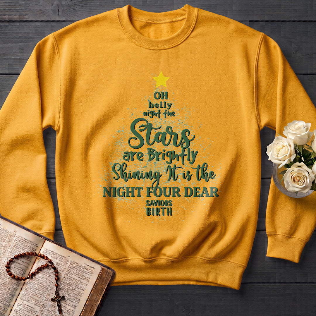 Oh Holly Night The Stars Are Brightly Shining It Is The Night Four Dear Saviors Birth 01