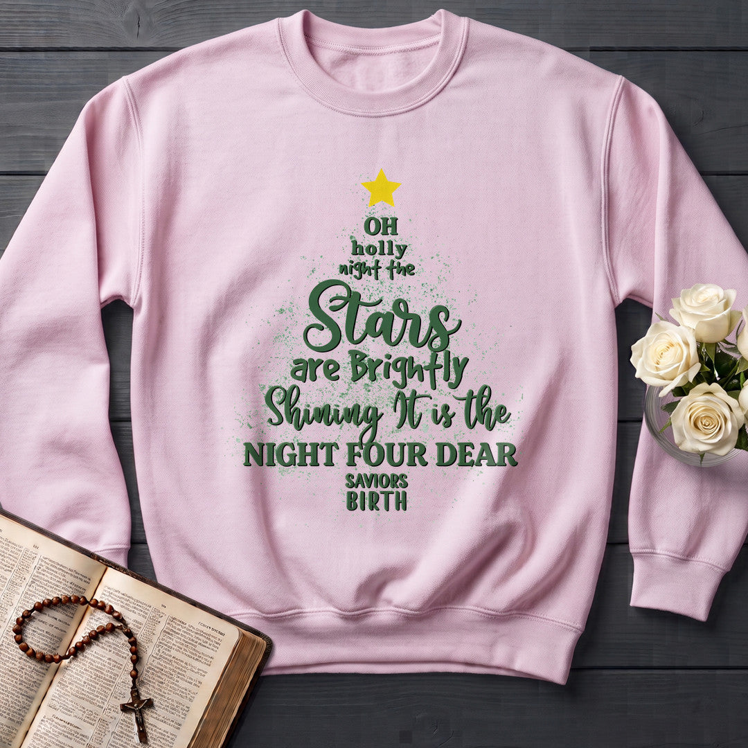 Oh Holly Night The Stars Are Brightly Shining It Is The Night Four Dear Saviors Birth 01