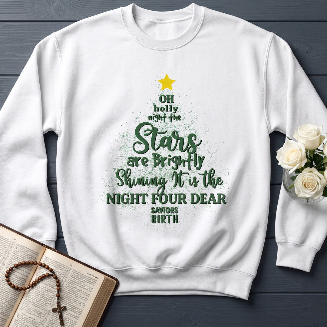 Oh Holly Night The Stars Are Brightly Shining It Is The Night Four Dear Saviors Birth 01
