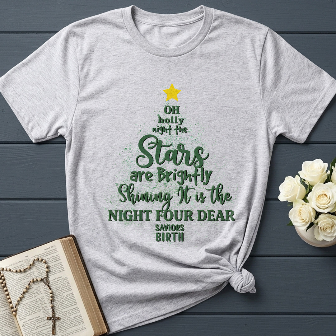 Oh Holly Night The Stars Are Brightly Shining It Is The Night Four Dear Saviors Birth 01