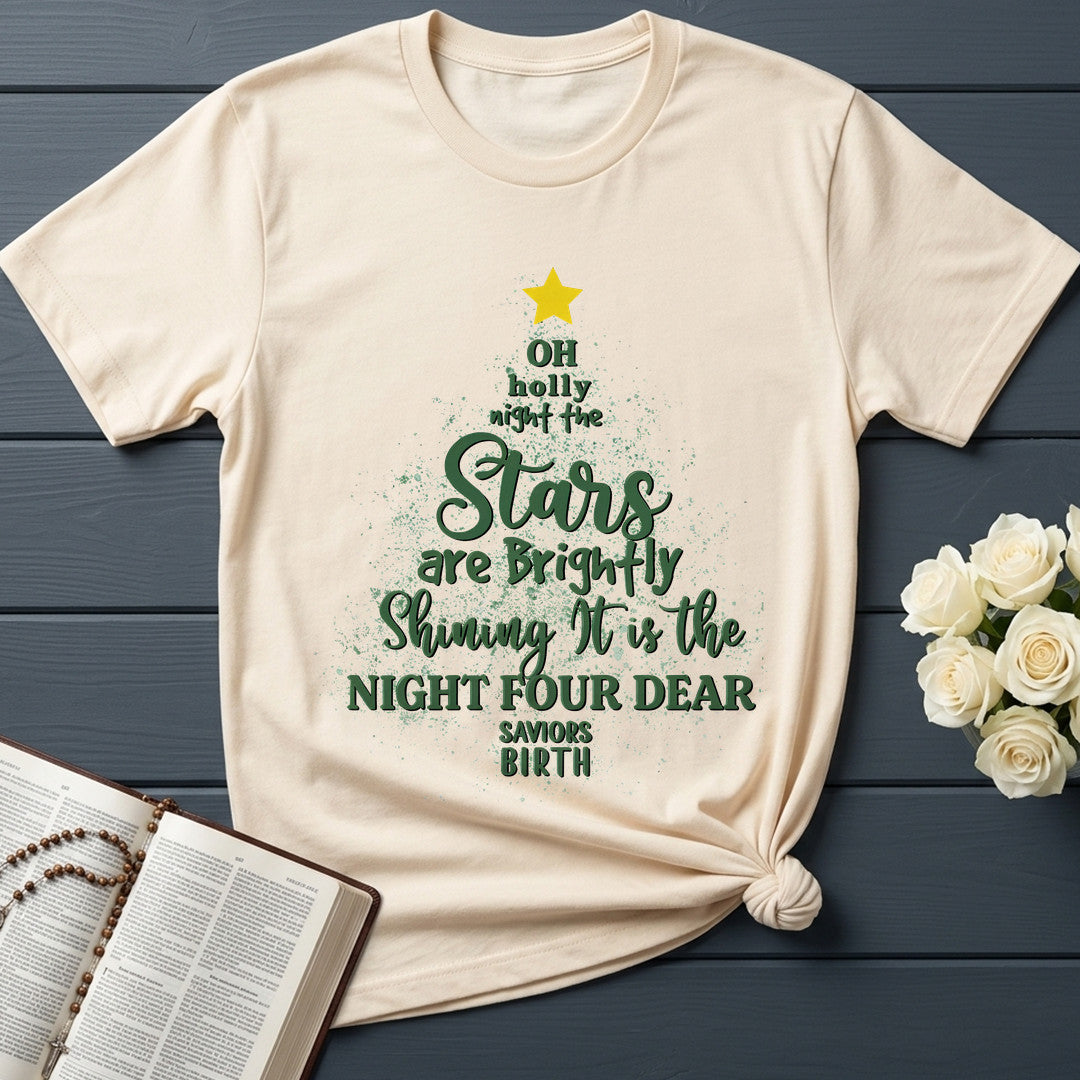 Oh Holly Night The Stars Are Brightly Shining It Is The Night Four Dear Saviors Birth 01
