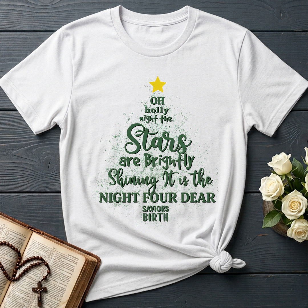 Oh Holly Night The Stars Are Brightly Shining It Is The Night Four Dear Saviors Birth 01