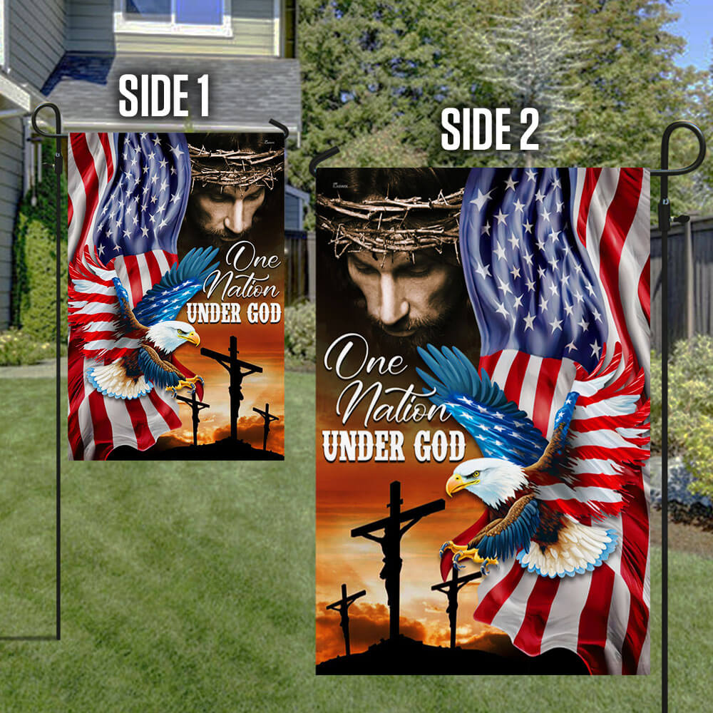 American Flag | One Nation Under God Christian Eagle Flag