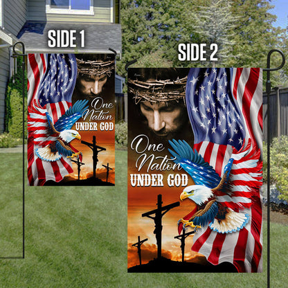 American Flag | One Nation Under God Christian Eagle Flag