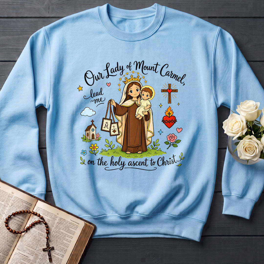 Our Lady Of Mount Carmel Lead Me On The Holy Ascent To Christ 01
