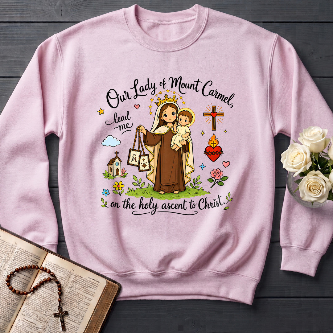Our Lady Of Mount Carmel Lead Me On The Holy Ascent To Christ 01