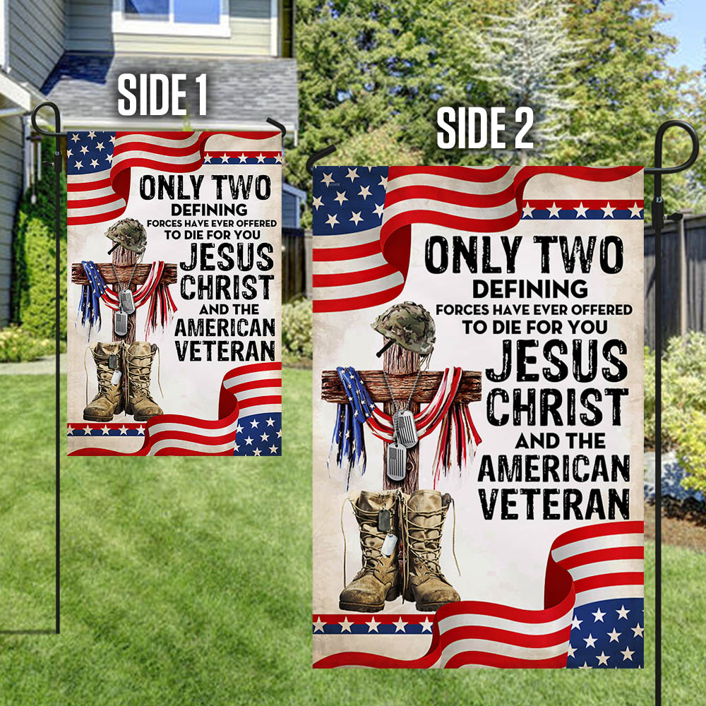 Flagwix American Flag - Only Jesus Christ and American Veteran Can Die For You, US Veteran Flag