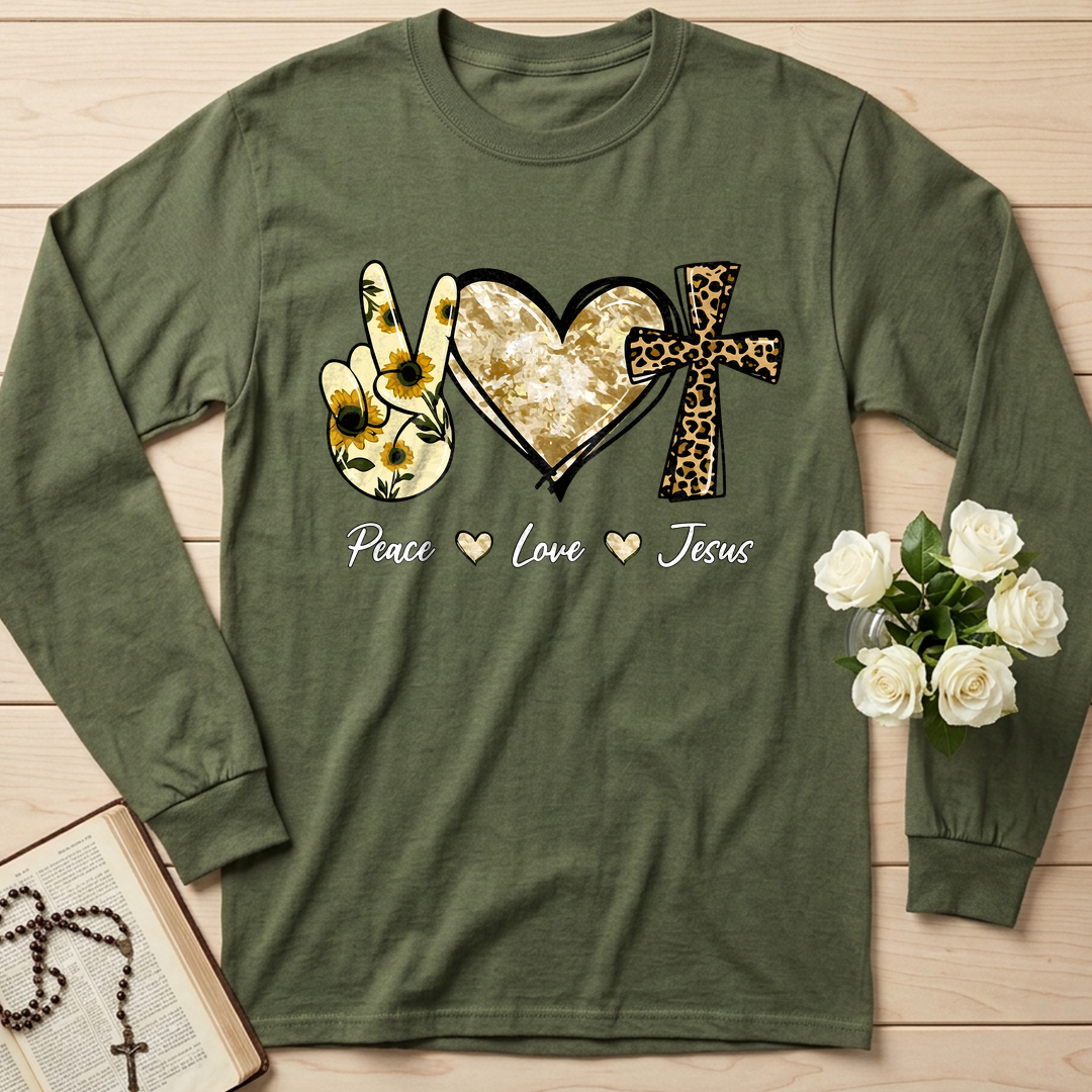 Peace Love Jesus 01