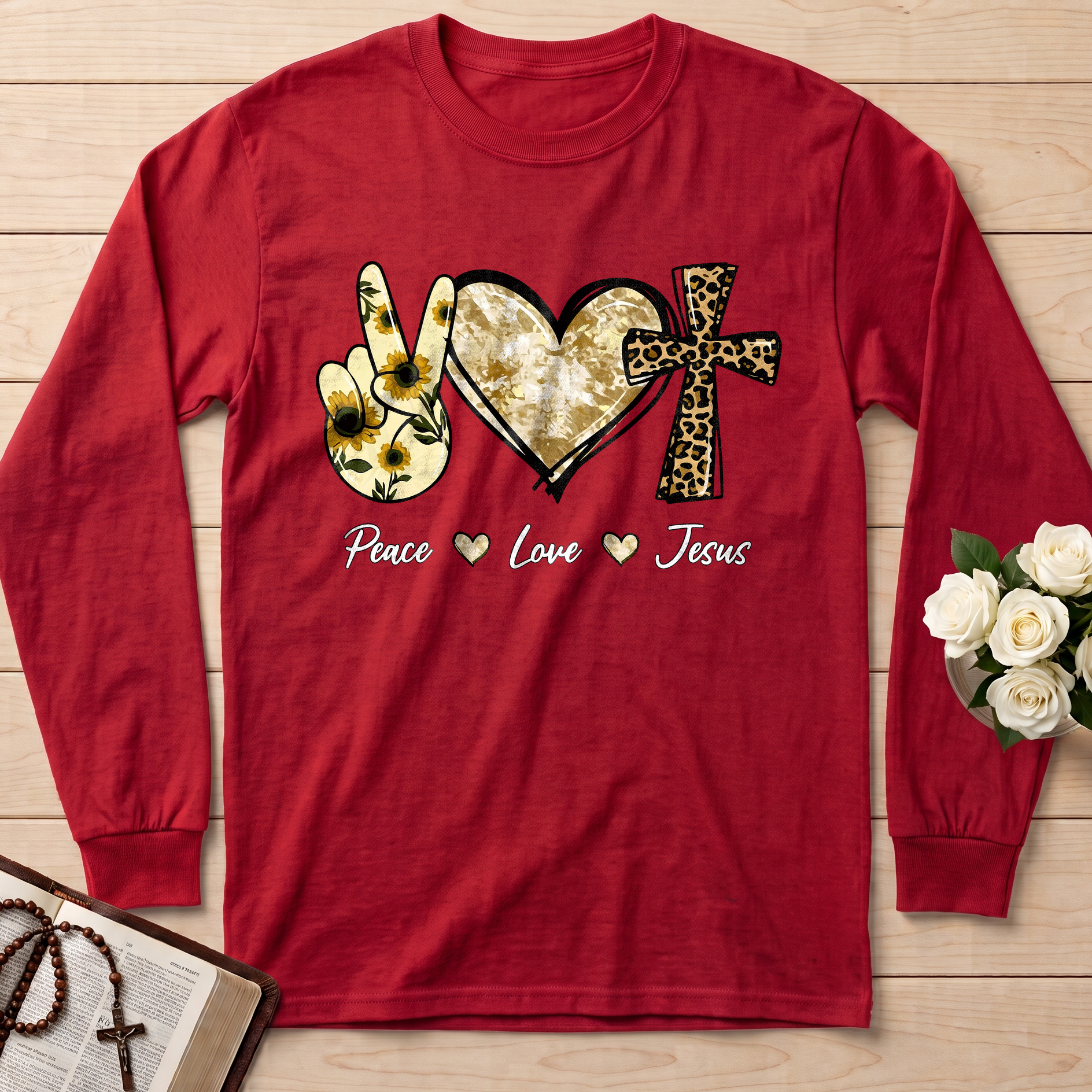 Peace Love Jesus 01