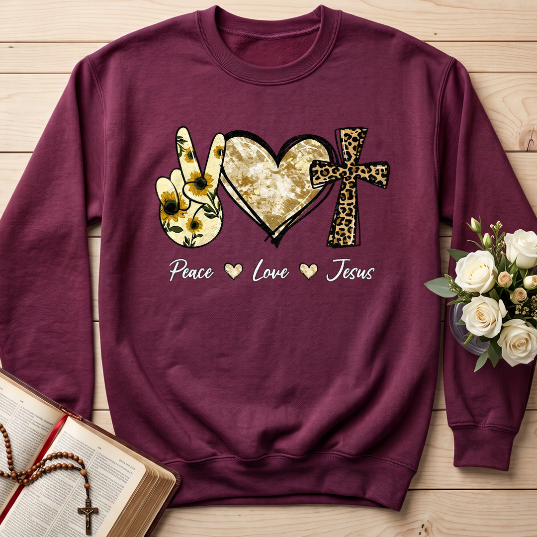 Peace Love Jesus 01