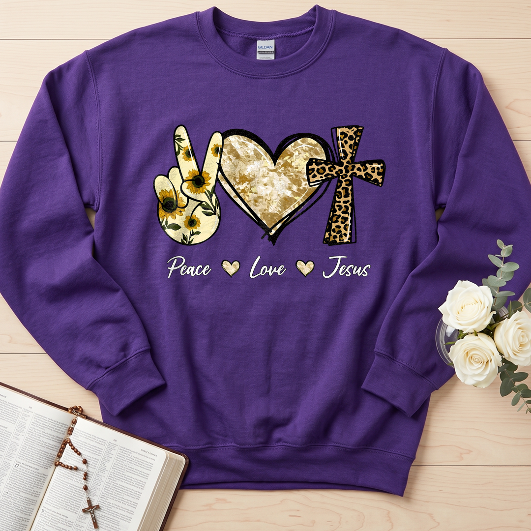 Peace Love Jesus 01