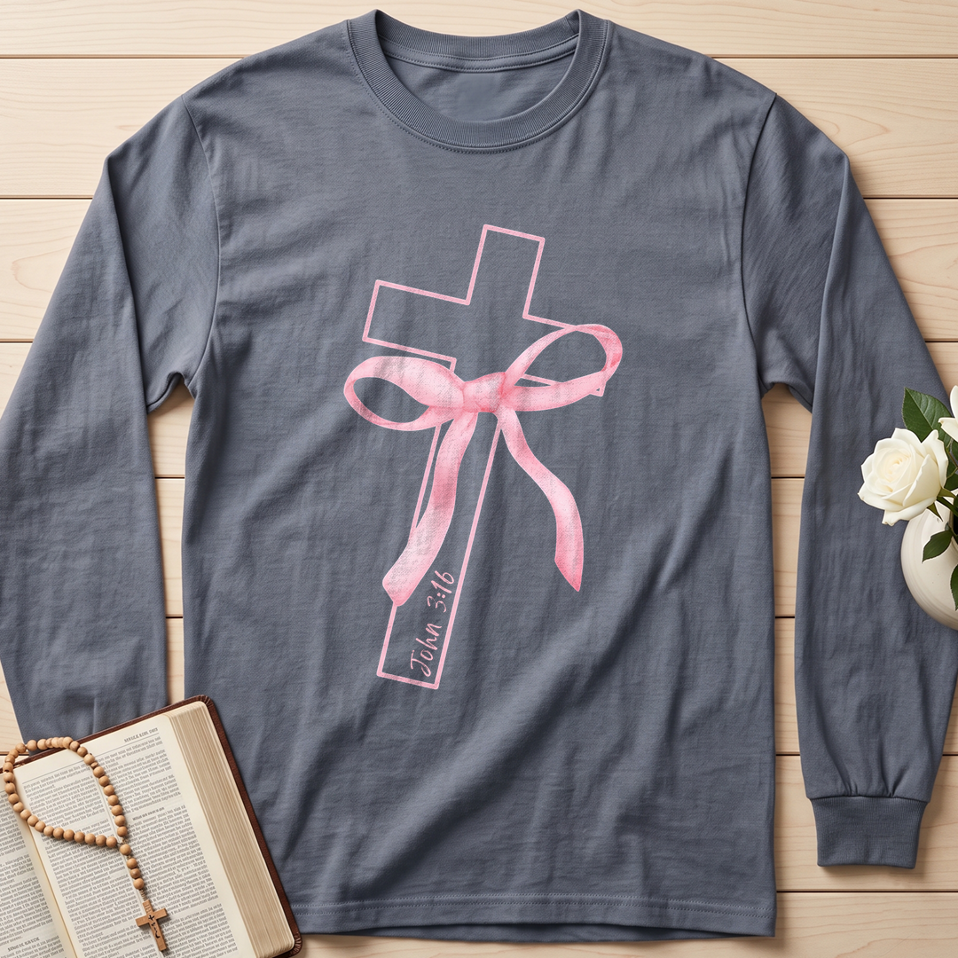 Pink Bow Cross 01