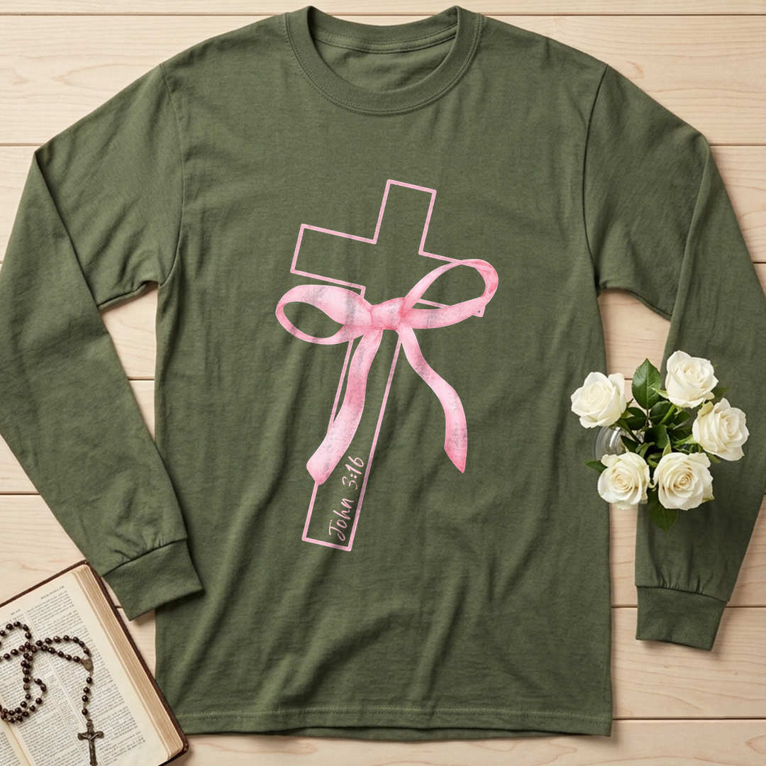 Pink Bow Cross 01