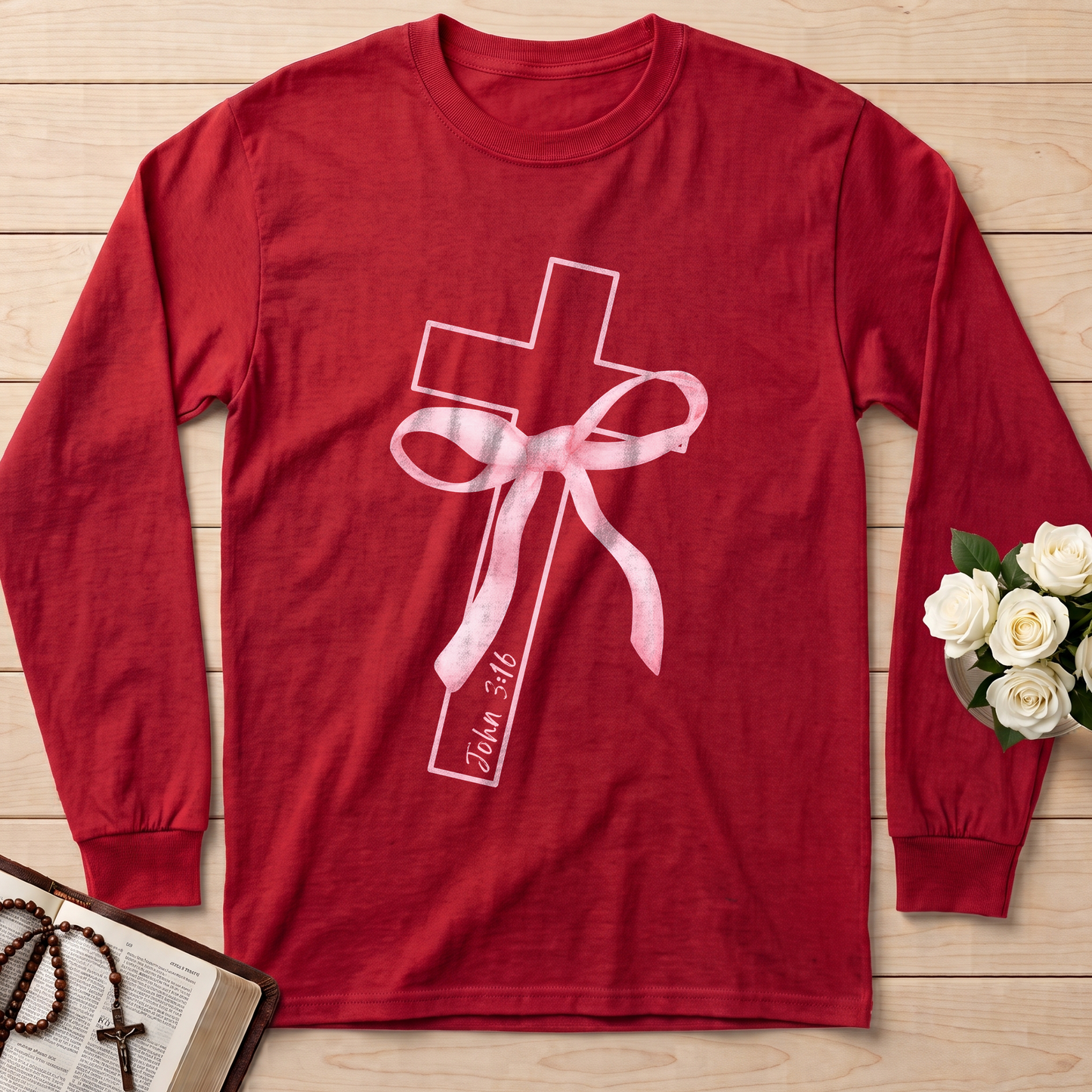 Pink Bow Cross 01