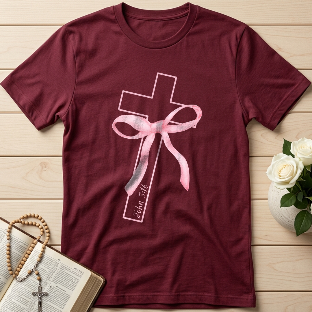 Pink Bow Cross 01