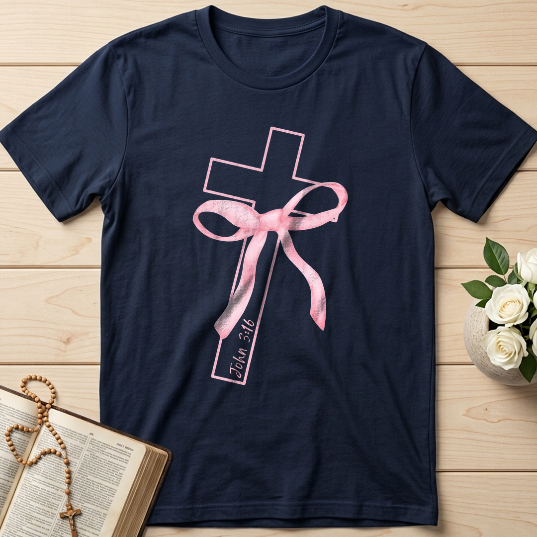 Pink Bow Cross 01
