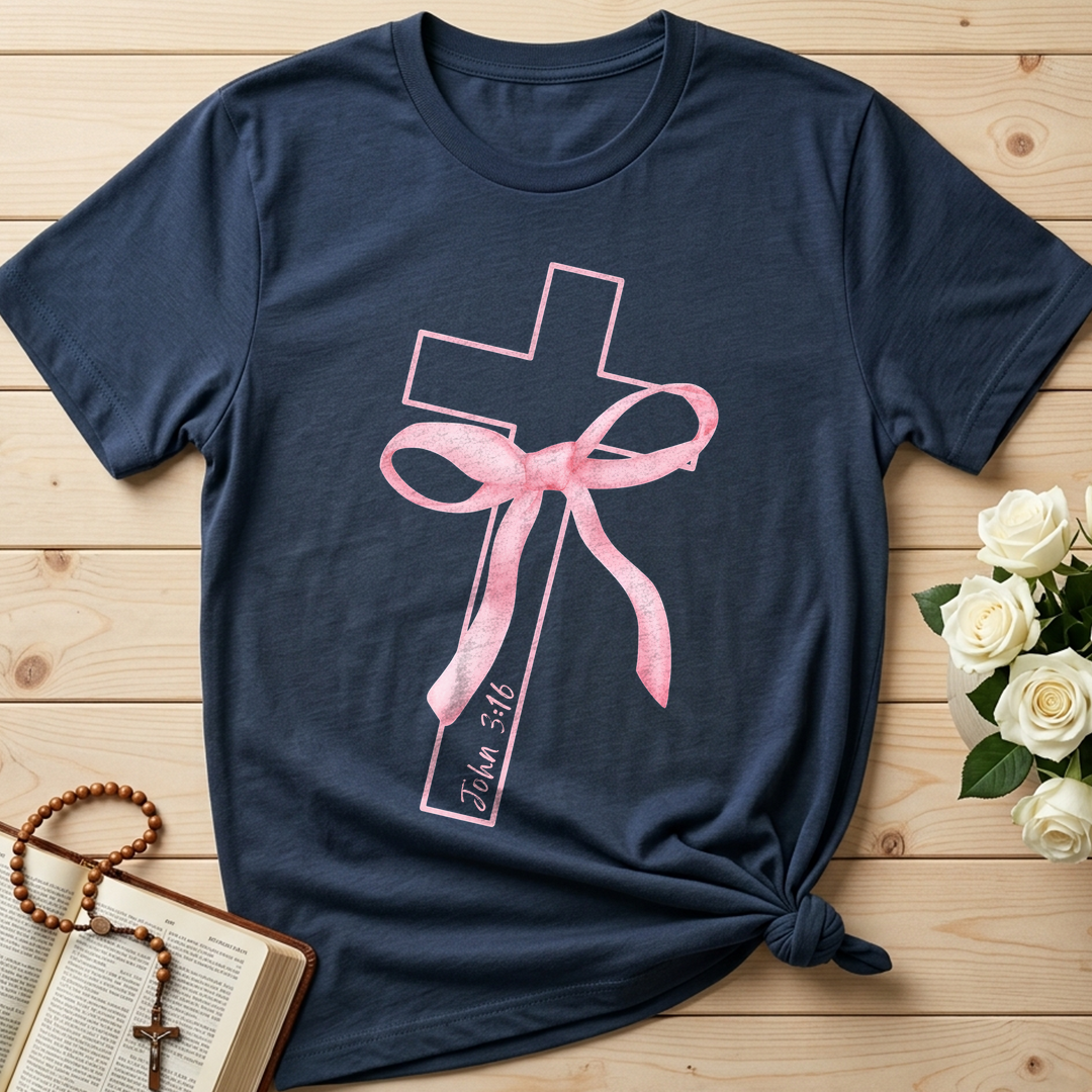 Pink Bow Cross 01
