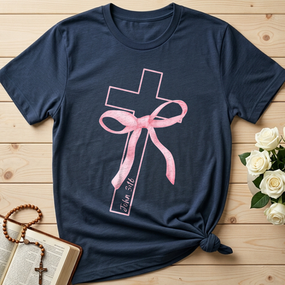 Pink Bow Cross 01