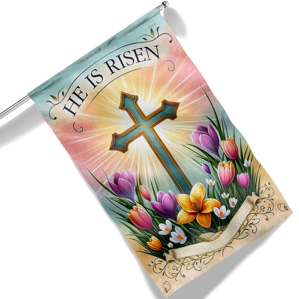FLAGWIX  Christian Cross Easter Day Flag