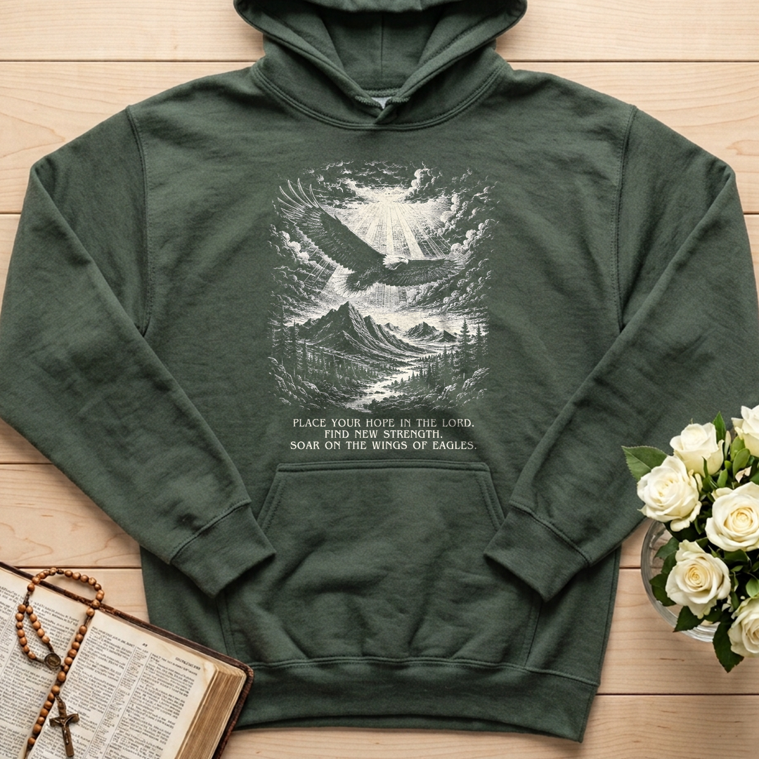 Place Your Hope In The Lord Find New Strength Soar On The Wings Of Eagles 01