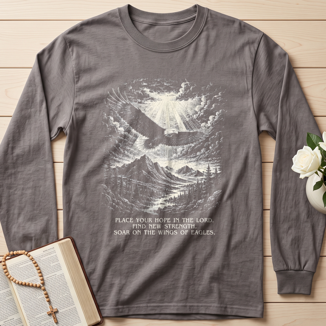 Place Your Hope In The Lord Find New Strength Soar On The Wings Of Eagles 01