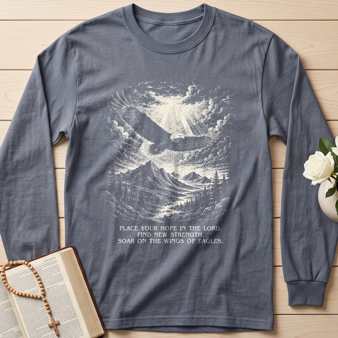 Place Your Hope In The Lord Find New Strength Soar On The Wings Of Eagles 01