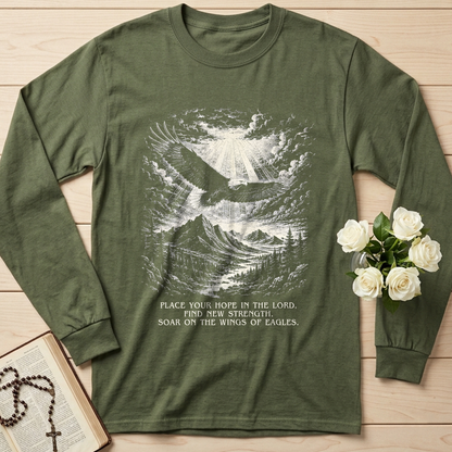 Place Your Hope In The Lord Find New Strength Soar On The Wings Of Eagles 01
