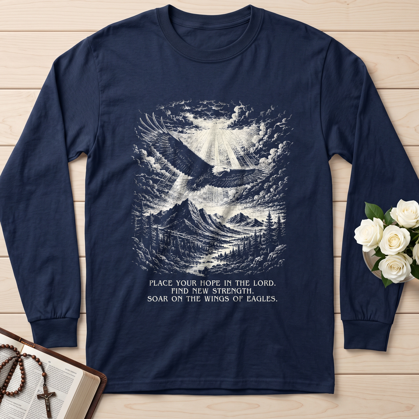 Place Your Hope In The Lord Find New Strength Soar On The Wings Of Eagles 01